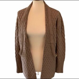 Tan Cardigan Sweater with full pockets